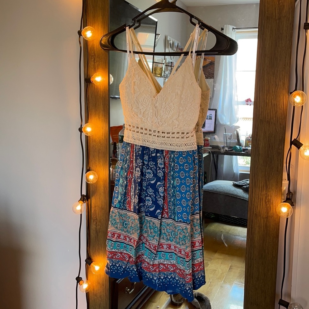 Patterned summer dress